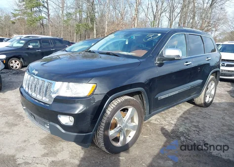 2012 Jeep Grand Cherokee Overland из США, поврежденный, VIN 1C4RJECG9CC305283